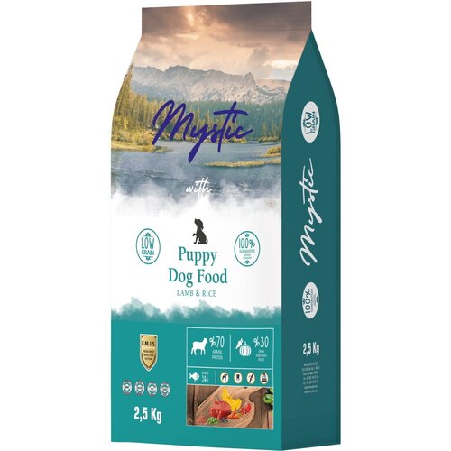 Mystic Puppy Dog Food Lamb & Rice 2,5 кг сухой корм для щенков с ягненком и рисом