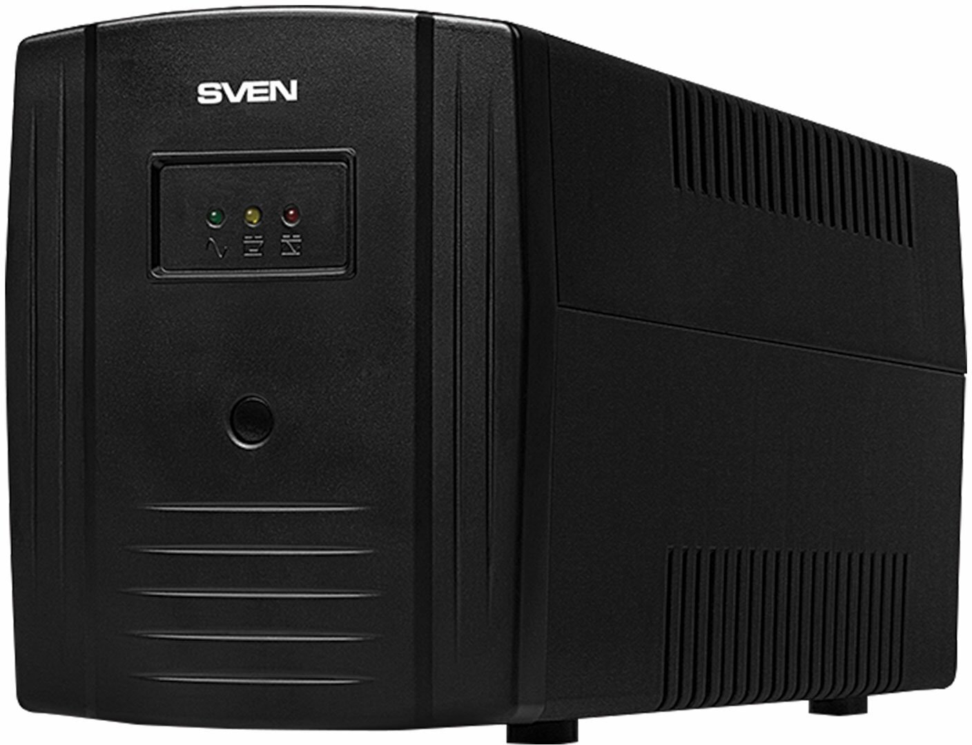 Источник бесперебойного питания Sven Pro 1000, 1000VA, 720W, 3 евророзетки, 2 розетки RJ45