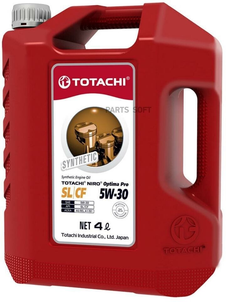 TOTACHI 1C804 Моторное масо TOTACHI NIRO Optima PRO Synthetic 5W-30 SL/CF пастик, 4