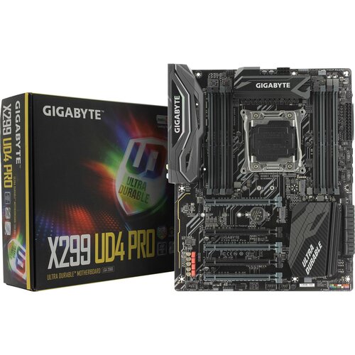 Материнская плата GIGABYTE LGA2066 GA-X299-UD4 Pro ATX Ret 2019000₽
