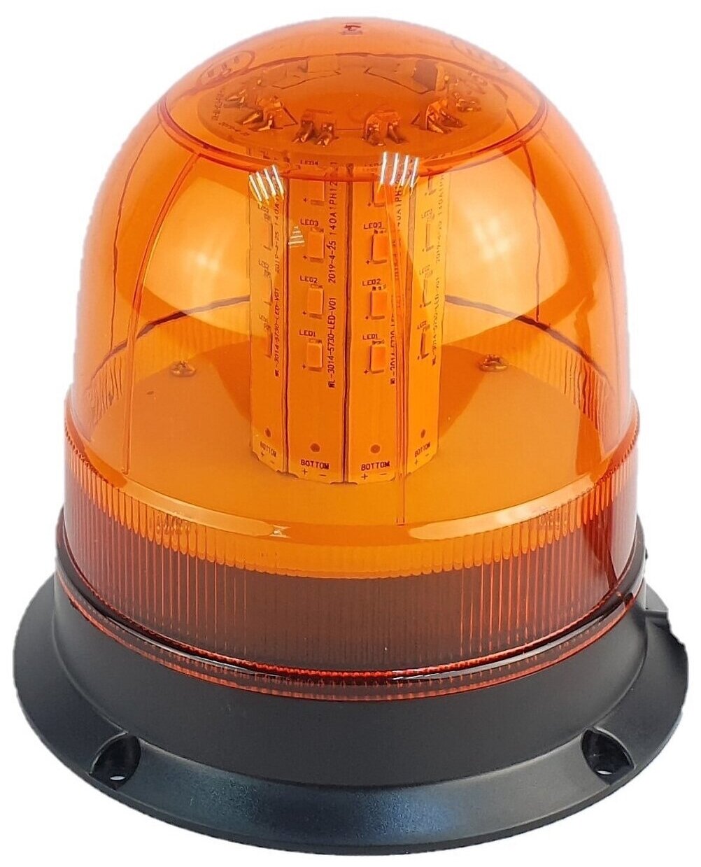 Проблесковый маяк оранжевый светодиодный на магните Samrai LF-M141/ питание от прикуривателя 12-24в Samrai Lights