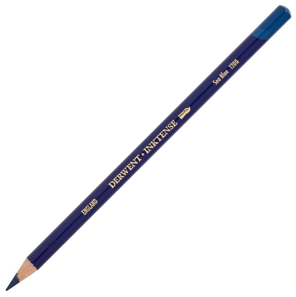 Акварельные карандаши Derwent Карандаш акварельный Inktense №1200 Синий морской