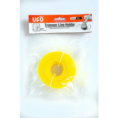 Нейлоновая леска UFO для триммера 3,0мм х 60 м (круг) HOBBY LINE