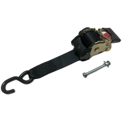 Самозатягивающийся ремень крепления груза 50 мм, 2,7 м, крюк-болт, разрывная нагрузка 1500 кг.