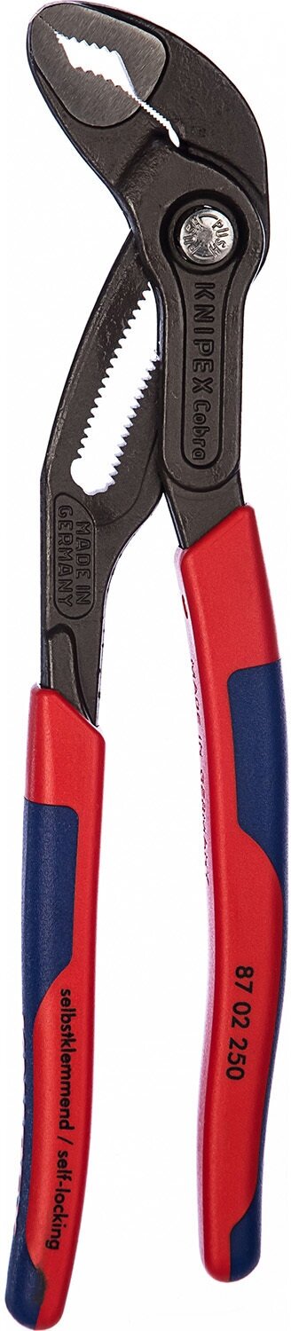 Сантехнические клещи Knipex 87 02 250 250 мм красный/синий - фотография № 18