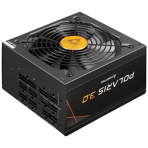 Chieftec Polaris 3.0 PPS-1050FC-A3 (ATX 3.0, 1050W, 80 PLUS GOLD, Active PFC, 140mm fan, Full Cable Management, Gen5 PCIe) Retail блок питания deepcool px1300p atx 3 0 1300w full cable management pwm 120mm fan active pfc 80 platinum gen5 pcie ret px1300p