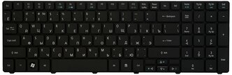 Клавиатура для Acer PK130C92A04, Чёрная, Матовая