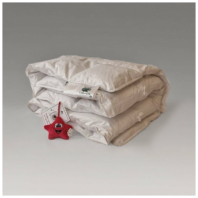 Пуховое облако детские одеяла и подушки из пуха (белый), Одеяло 100x150