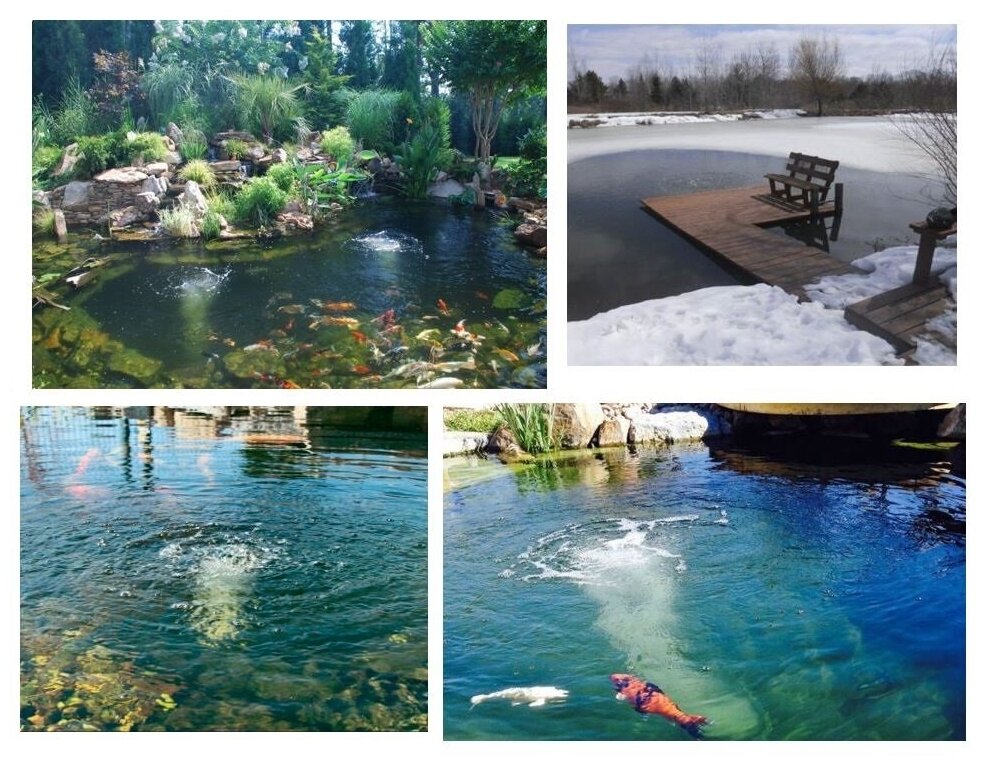 фото Аэратор для пруда ACO 818 мощный поршневой компрессор 300 литров в минуту