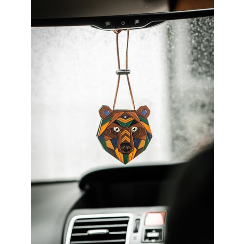 Автопарфюм ароматизатор для машины подвесной деревянный Томград