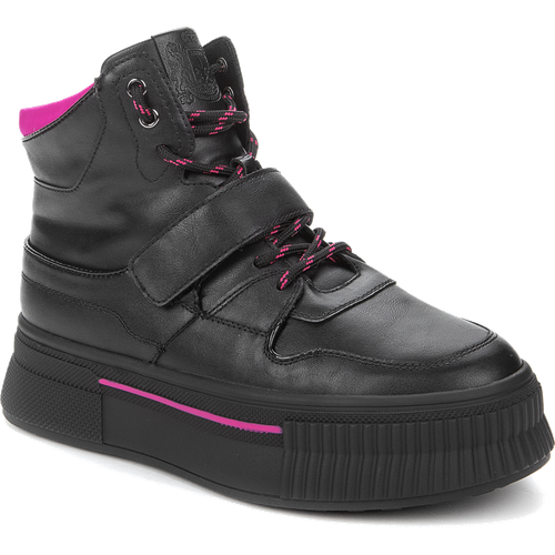 чёрные зимние кроссовки из экокожи overcome Ботинки KEDDO, размер 41, черный