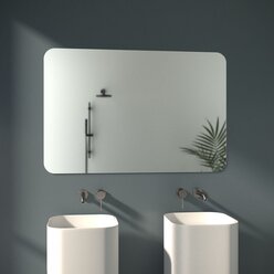 Зеркало настенное Прямоугольное EDGE EVOFORM 80х120 см, для гостиной, прихожей, спальни, кабинета и ванной комнаты, SP 9868