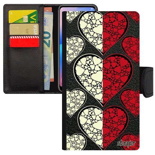 фото Защитный чехол-книжка на телефон // apple iphone xr // "флаг монако с сердцем" патриот стиль, utaupia, цветной