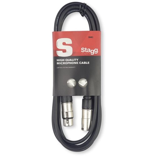 Кабель микрофонный STAGG SMC3 кабель stagg sdx5 3 3пин 5м