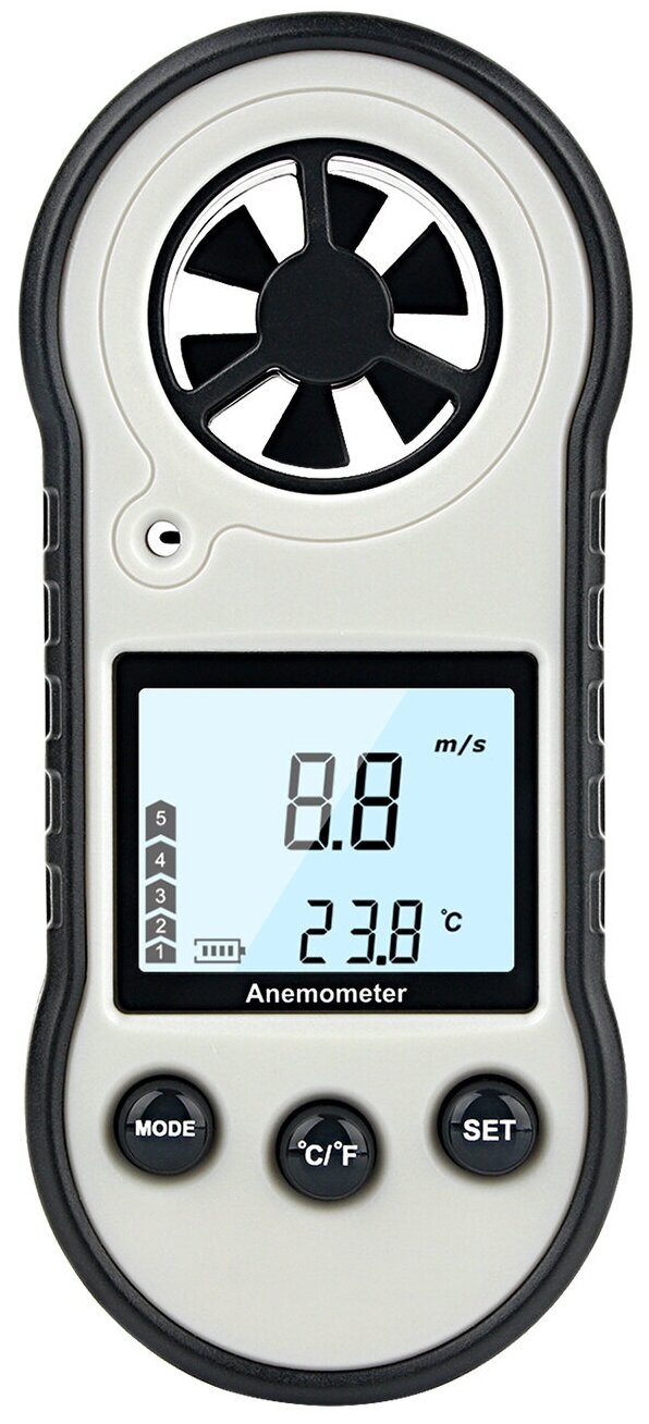 Цифровой анемометр (измеритель скорости ветра) RZ818