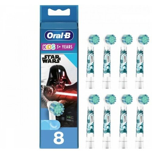 Набор детских насадок для зубных щеток Oral B Star Wars (8шт)