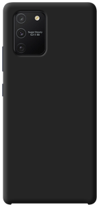 Чехол Liquid Silicone Case для Samsung Galaxy S10 Lite, черный, Deppa 87437