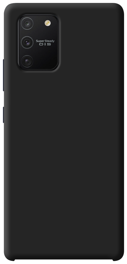 Чехол Liquid Silicone Case для Samsung Galaxy S10 Lite черный Deppa 87437