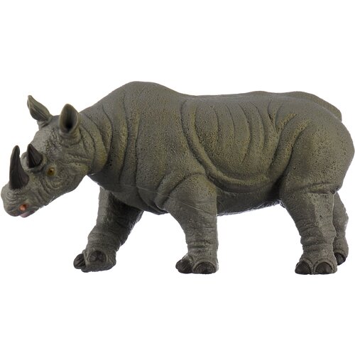 Фигурка животного, Зоомир, Белый носорог, длина 28 см фигурки зоомир фигурка животного белый носорог длина 28 см