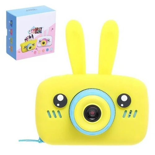 Детская фотокамера Fun Camera Rabbit желтая