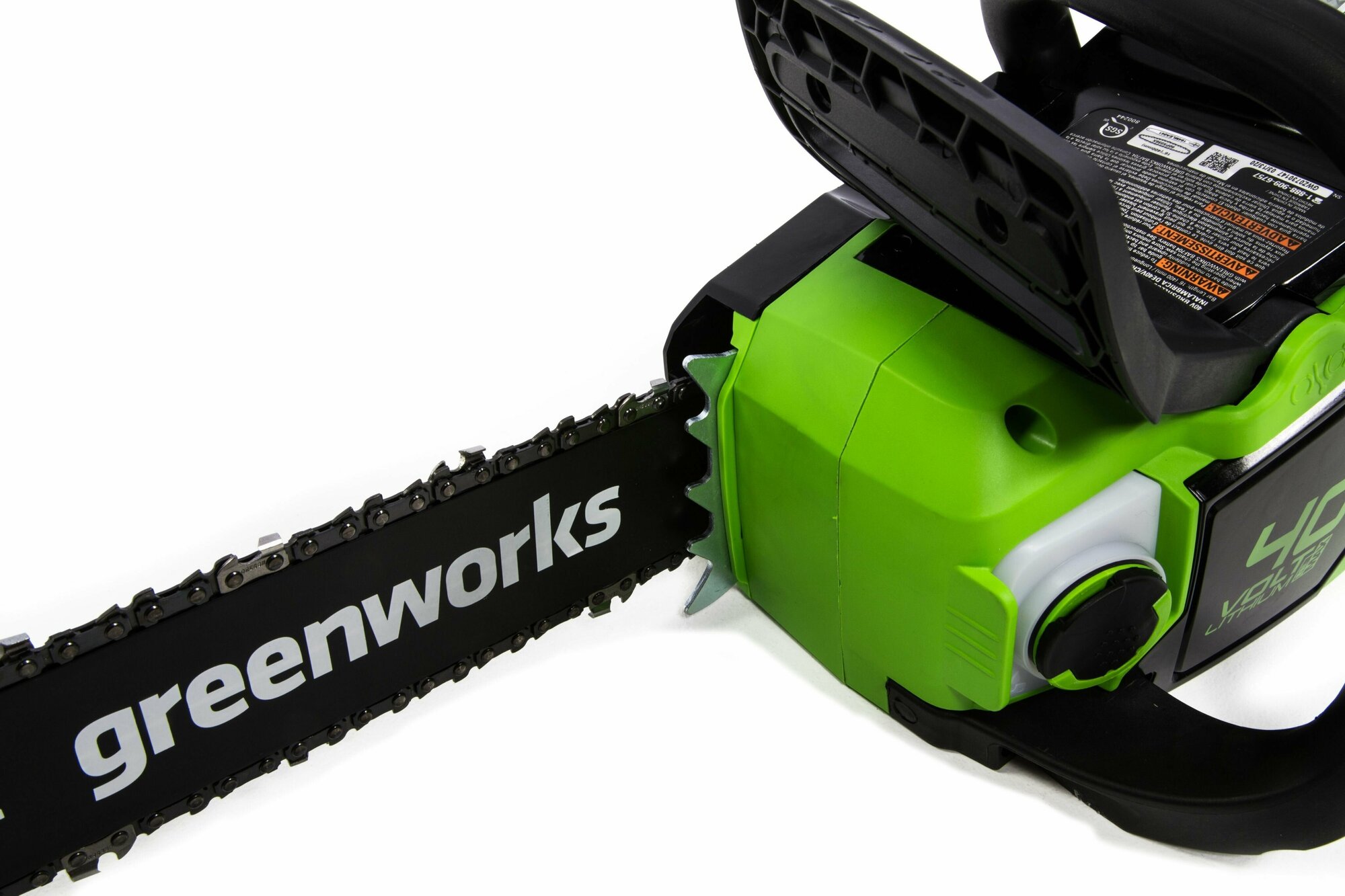 Цепная пила аккумуляторная GreenWorks GD40CS18 40V 40 бесщеточная до 18 КВТ без АКБ и ЗУ