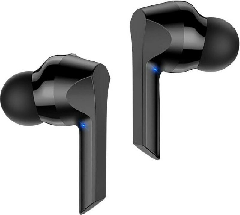 Наушники с микрофоном DEPPA Air Buds, Bluetooth/USB, вкладыши, черный [44168] - фото №18