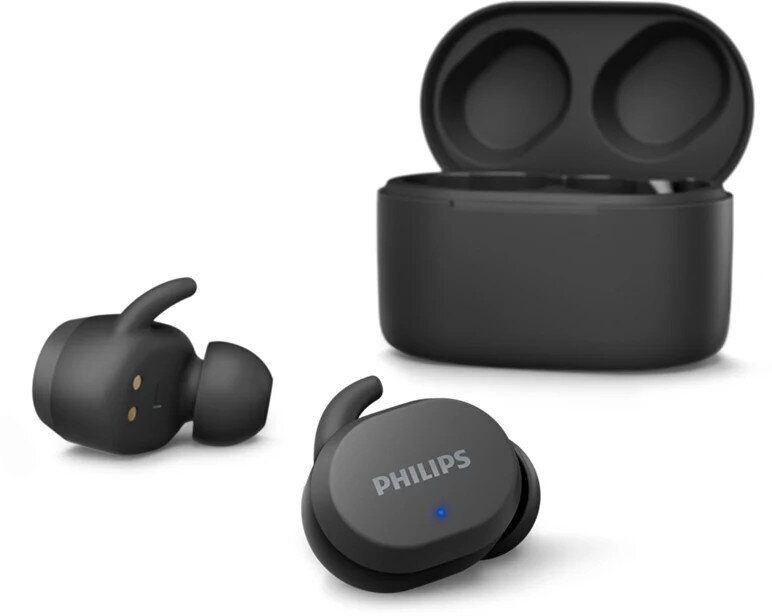 Гарнитура вкладыши Philips TAT3216BK/00 черный беспроводные bluetooth в ушной раковине