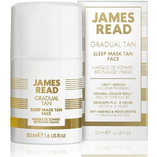 JAMES READ Ночная маска для загара лица Sleep Mask Tan Face james read ночная маска для лица с эффектом автозагара sleep mask face tan 50 мл