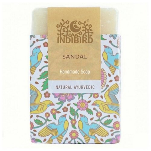 Мыло аюрведическое Сандал 2 штуки. Успокаивает, смягчает, увлажняет.