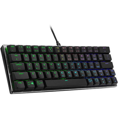 Клавиатура проводная Cooler Master Keyboard SK620, полноразмерная, 64 клавиш, черная