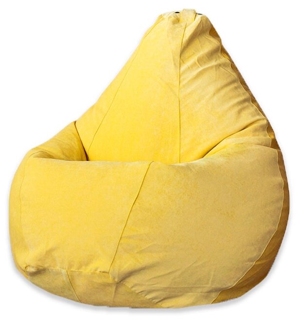 Dreambag Кресло Мешок Груша Желтый Микровельвет (XL, Классический)