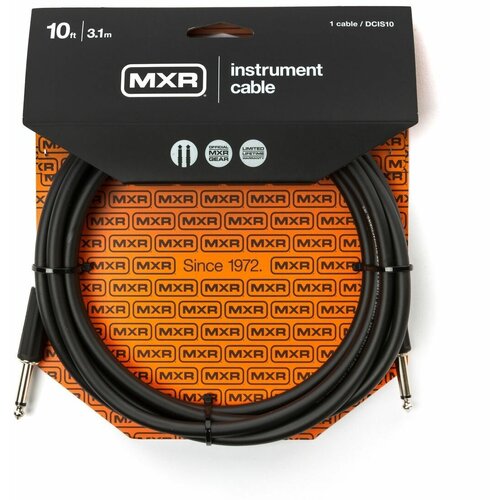 MXR DCIS10 инструментальный кабель, 3,1 м, прямые джеки джеки