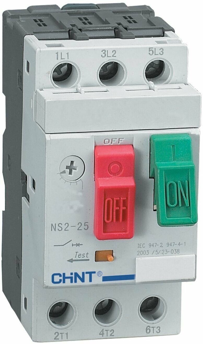 495079, Автоматический выключатель защиты двигателя NS2-25 2.5-4A
