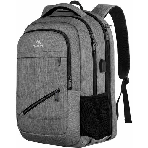 Рюкзак для ноутбука Big Matein NTE, 17, серый рюкзак для путешествий matein maokai 18 4 черный