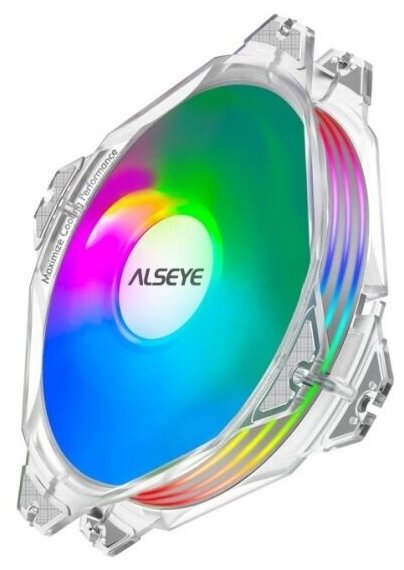 Вентилятор Alseye 120mm 800-1700rpm RGB Transparent M120-PT KIT