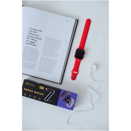 Умные часы Smart Watch смарт часы WS7 PRO цвет красный 217800₽