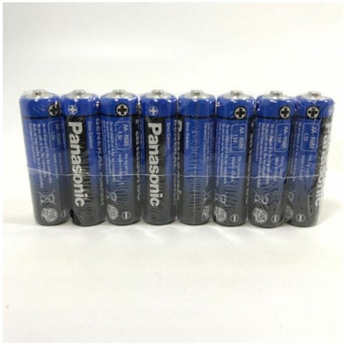 Panasonic R6 Gen.Purpose, 8 шринк (Батарейка) panasonic батарейки aa lr06 alkaline power со стикером 4шт уп 2уп