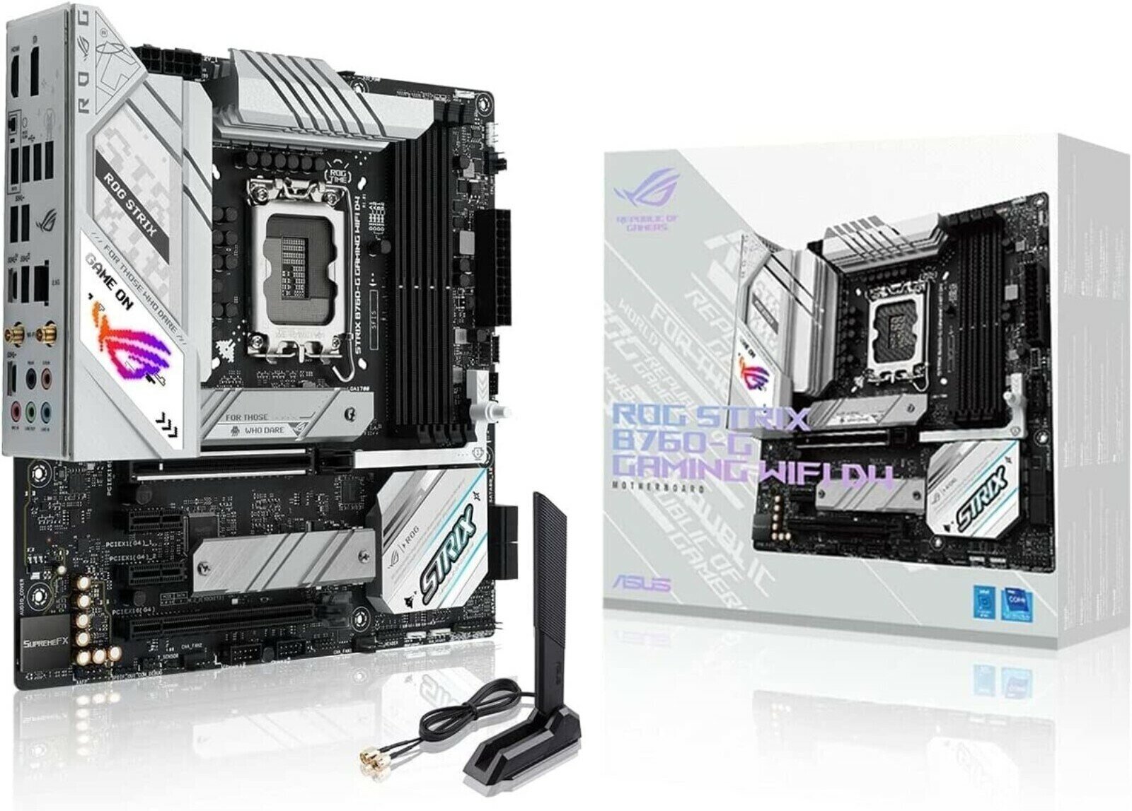 Материнская плата Asus ROG Strix B760-G GAMING WIFI D4 (LGA1700, mATX)