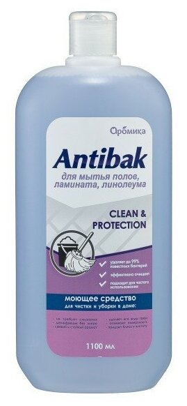 ANTIBAK для полов CLEAN & PROTECTION, 1100мл