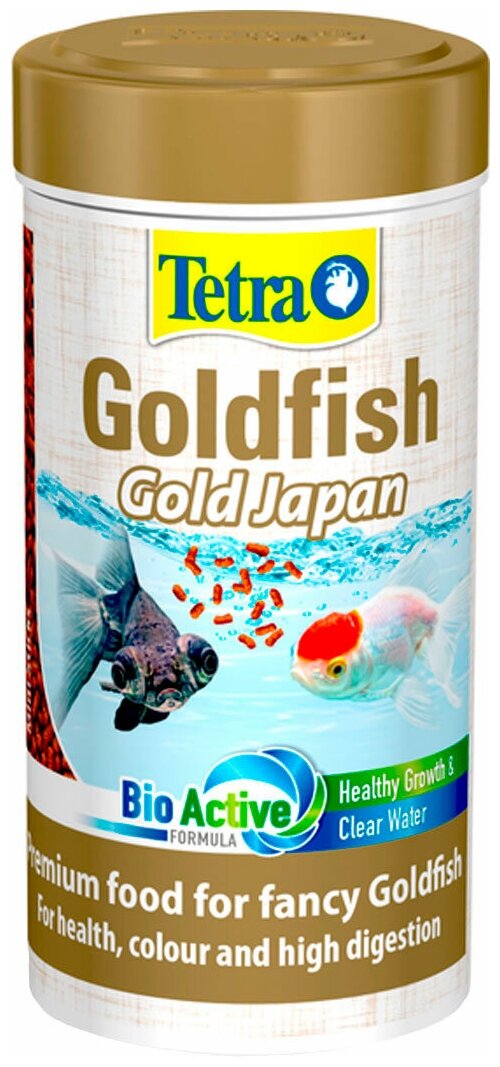 TETRA GOLDFISH GOLD JAPAN корм гранулы для селекционных золотых рыбок (250 мл)