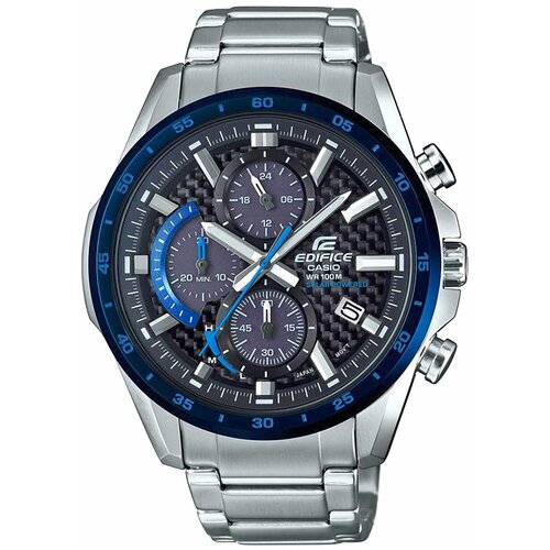 Наручные часы CASIO Edifice 78348, серебряный, синий