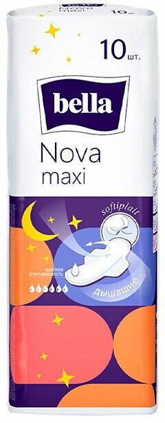 Прокладки женские Bella Nova Maxi ночные 1уп по 10шт