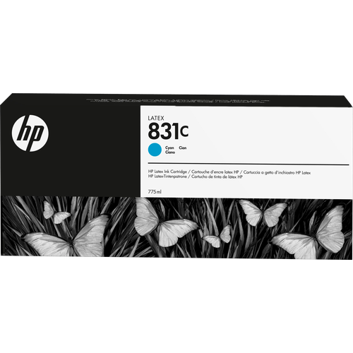 Картридж для печати HP Картридж HP 831C CZ695A вид печати струйный, цвет Голубой, емкость 775мл.