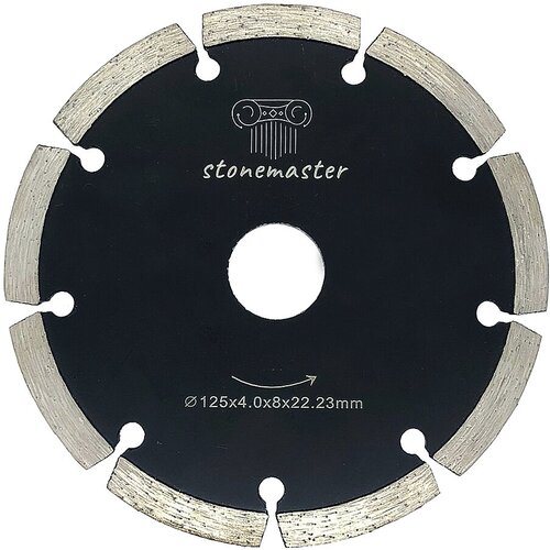 Диск универсальный сегмент. широкий STONEMASTER 125/4.0/8/22.23 для УШМ