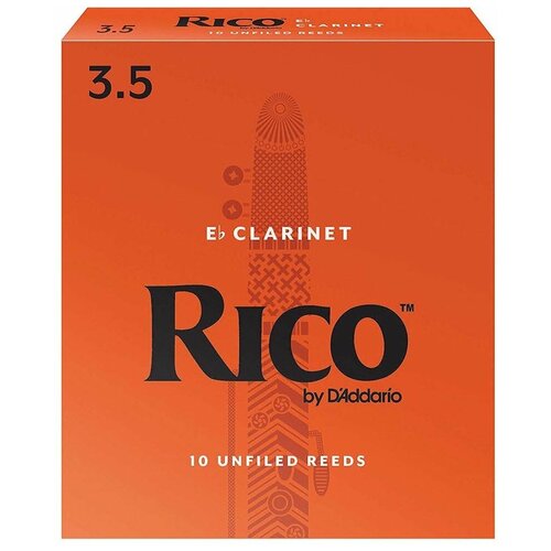 RICO RBA1035 Трости для кларнета аксессуар для духовых инструментов rico rrp05bsx150