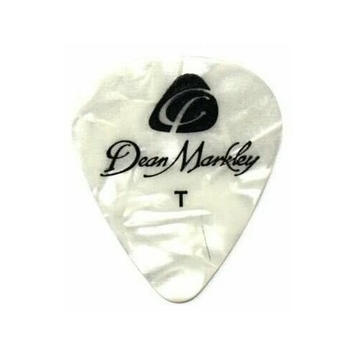 Медиатор Dean Makley 3334 Thin White Pearl (1 шт)