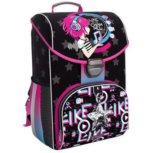 Ранец школьный на замке, 37 х 28 х 20 см, Erich Krause ErgoLine 15L, Top Blogger 56768 erich krause ergoline 16l neon skate