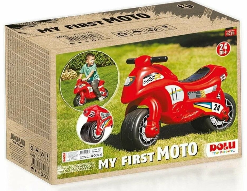 Каталка-мотоцикл DOLU My 1st Moto красный 8028