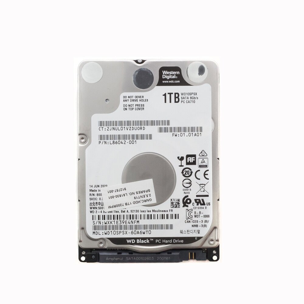 Жесткий диск WD Black , 1Тб, HDD, SATA III, 2.5" - фото №4