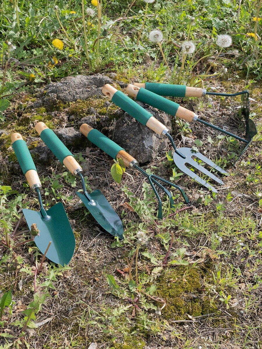 Набор садовых инструментов 6 предметов FWXF134 / Садовые инструменты для дачи - фотография № 4